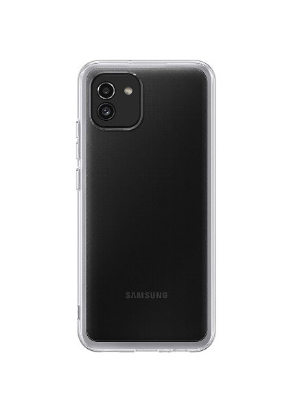Galaxy A03 Yumuşak Kılıf - Şeffaf EF-QA035TTEGWW