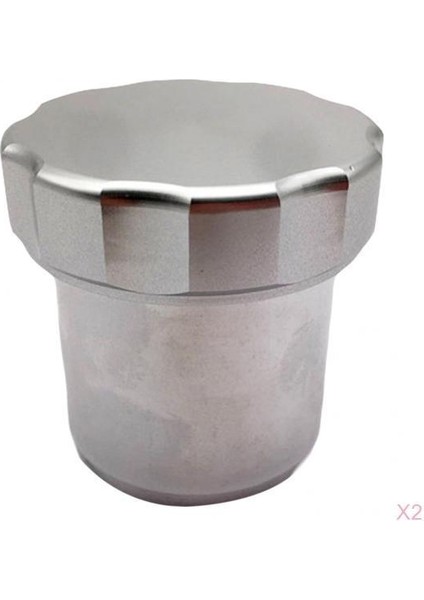 2 Adet Alüminyum Alaşım Kaynağı Dolgu Boynu ve 1-1/2 "yağ Yakıt Su Tankı
