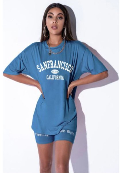 Kadın Oversize Sanfrancisco T-Shirt