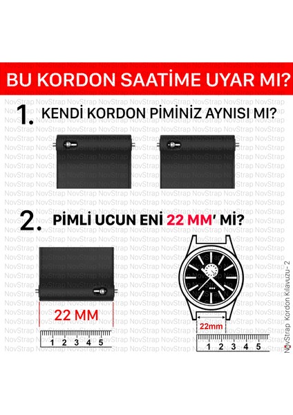 Novstrap Honor Magic Watch 2 46MM Uyumlu Kordon Kayış (22MM) Sportive Delikli Spor Silikon Kordon