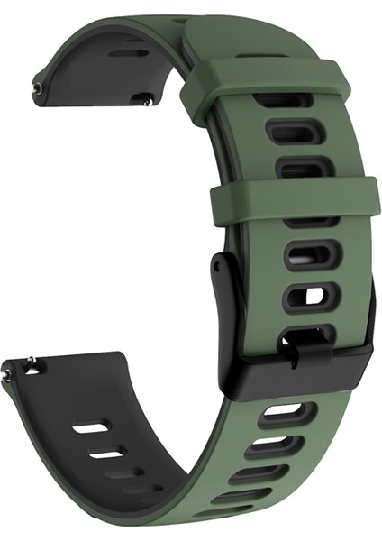 Honor Watch Gs Pro Uyumlu Kordon Kayış (22MM) Sportive Delikli Spor Silikon Kordon