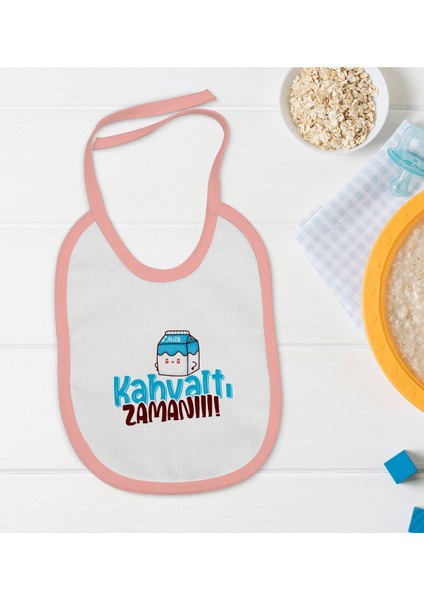 Kids Pembe Bebek Mama Önlüğü - Model 193