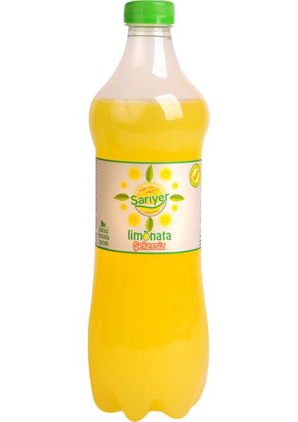 SARIYER LİMONATA ŞEKERSİZ KORUYUCUSUZ 1000 ML PET