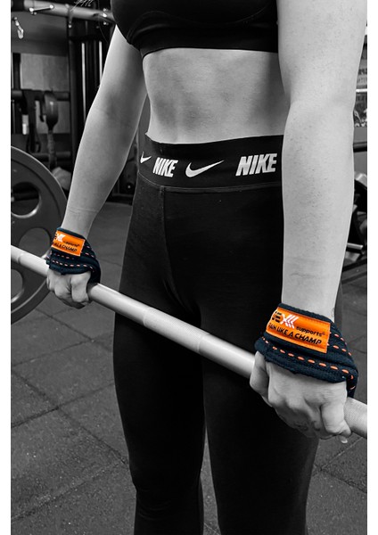 Dex Supports Wrist Wraps +  8 Loop Lifting Straps +Sackpack  3'lü Set