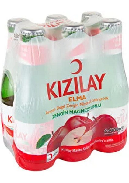 Elma Aromalı Maden Suyu 6 x 200 ml