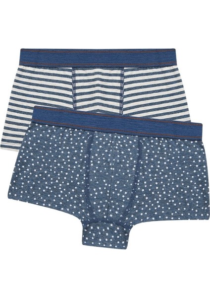 Erkek Çocuk Çok Renkli 2li Boxer