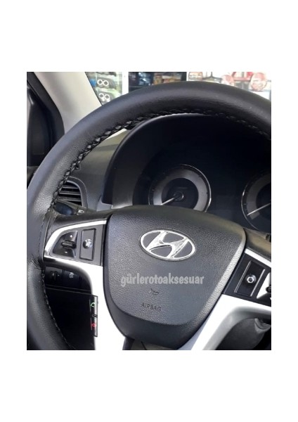 Hyundai Accent Blue Direksiyon Kılıfı Soft Siyah ( 38CM×10CM ) modelleri