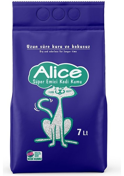 Süper Emici Kalın Taneli Kedi Kumu 4'lü Eko Paket 28 Lt.