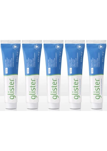 Glister Florürlü Diş Macunu 150 ml x 5 Adet (Resimdeki ürünü gönderiyoruz)