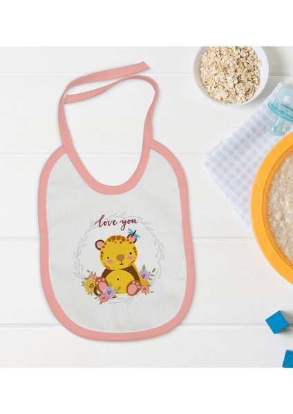 Kids Pembe Bebek Mama Önlüğü - Model 157