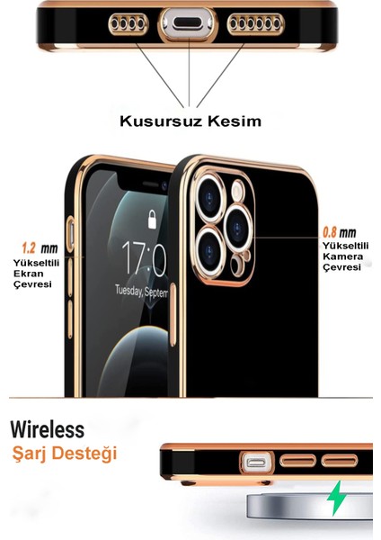 Kzy Vivo Y21S Kapak Kamera Korumalı Lazer Kesim Lüx Silikon Kılıf -  Rose Gold