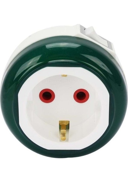 Gece Lambası Prizli LED Anahtarlı 99-04 - Yeşil