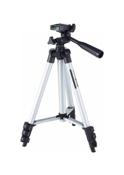 Profesyonel Tripod Üç Ayak Profesyonel Kamera Telefon Tripodu 360 Derece Oynar Başlık