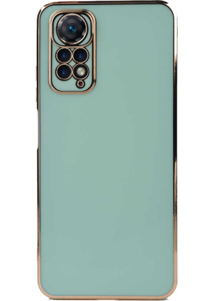 Xiaomi Redmi Note 11S Global Kapak Kamera Korumalı Lazer Kesim Lüx Silikon Kılıf - Turkuaz