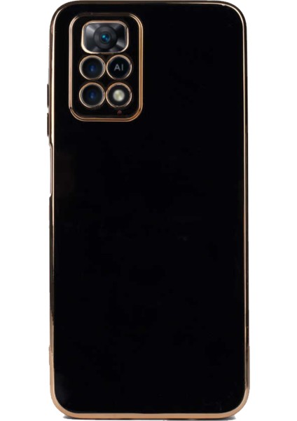 Xiaomi Redmi Note 11 Pro 5g Kapak Kamera Korumalı Lazer Kesim Lüx Silikon Kılıf - Siyah