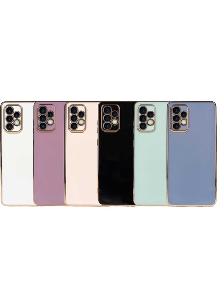 Case World Samsung Galaxy A32 4g Kapak Kamera Korumalı Lazer Kesim Lüx Silikon Kılıf - Siyah