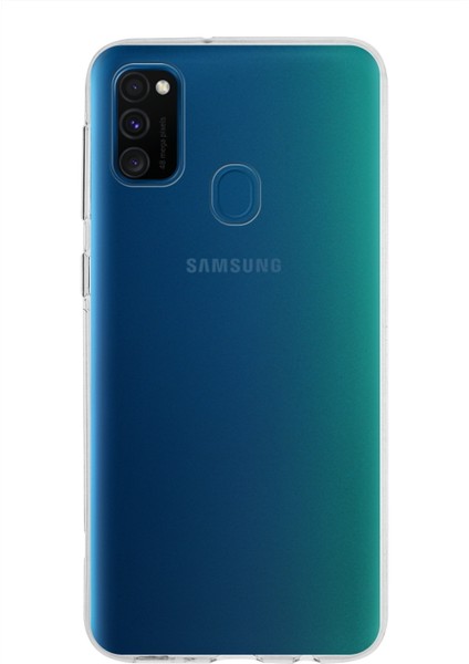Samsung Galaxy M30S Uyumlu ile Uyumlu Kapak Şeffaf Silikon ile Uyumlu Kılıf