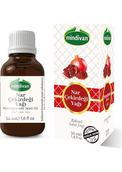 Nar Çekirdeği Yağı 50 ml (Soğuk Sıkım)