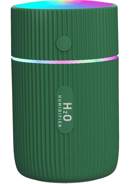 USB Mini Masaüstü Nemlendirici Kupa 220ML Masaüstü Mist Difüzör Otomobil Ofisi Yeşil (Yurt Dışından)