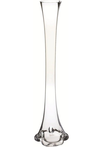 Lilac Home 40 cm Boyutunda Outlet Fil Ayağı Cam Vazo