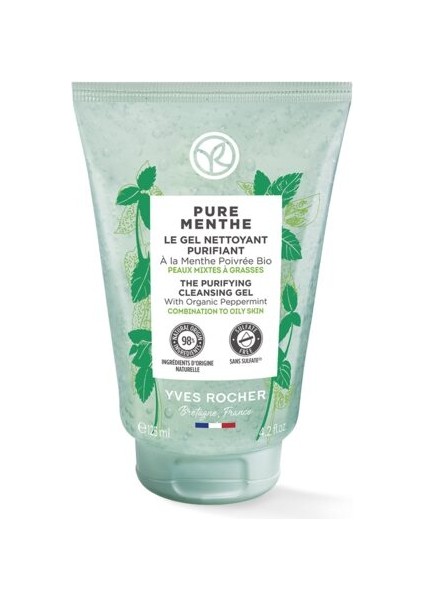 Yves Rocher Pure Menthe- Gözenekleri Derinlemesine Arındıran Yüz Yıkama Jeli 125 ml