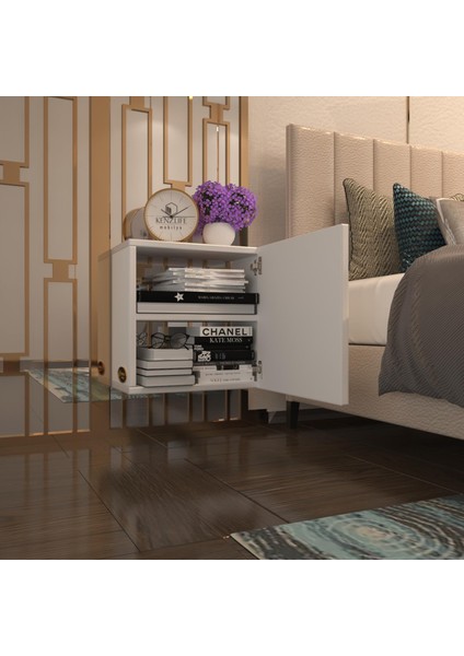 Kenzlife Komodin Susanin Byz 39*39*20 Banyo Ecza Mutfak Dolabı(M)Kapaklı Arkalıksız