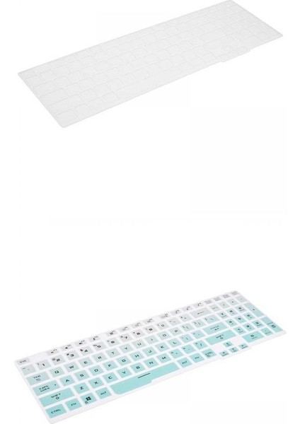 2pcs Klavye Kapağı Asus Tuf Gaming A15 Defter Için Silikon Su Geçirmez