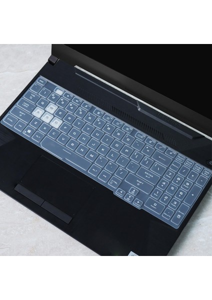 2pcs Klavye Kapağı Asus Tuf Gaming A15 Defter Için Silikon Su Geçirmez