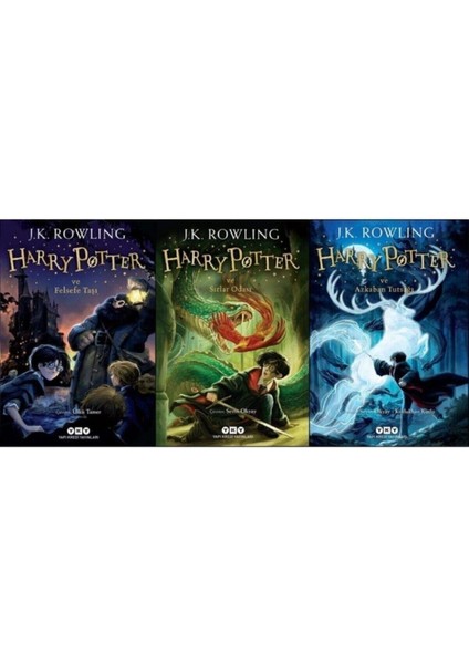 Harry Potter ve Felsefe Taşı / Sırlar Odası / Azkaban Tutsağı 3 Kitap Set - J.k. Rowling