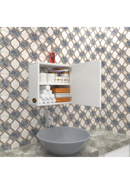 Kenzlife banyo ecza dolabı susanin byz 39*39*20 mutfak komodin (m) kapaklı arkalıksız