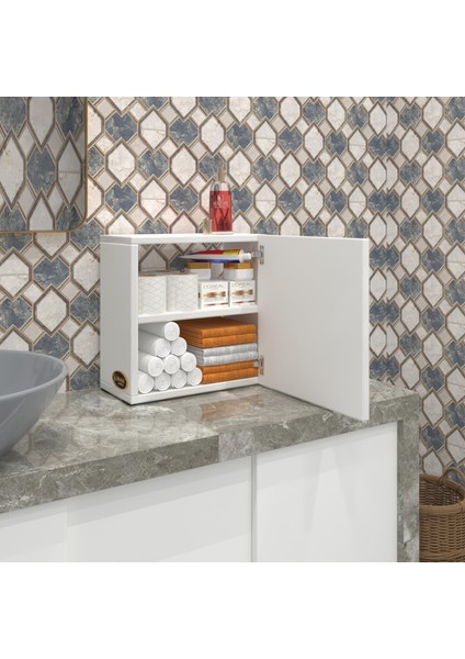 Kenzlife banyo ecza dolabı susanin byz 39*39*20 mutfak komodin (m) kapaklı arkalıksız