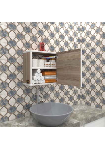 Kenzlife banyo ecza dolabı susanin crd 39*39*20 mutfak komodin (m) kapaklı arkalıksız