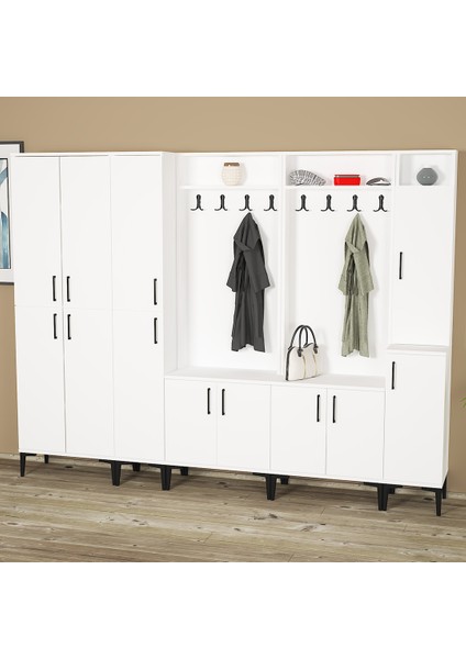 Rose-1-1-2-3-4 Portmanto Vestiyer Ayakkabılık RS01