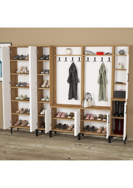 Rose-1-1-2-3-4 Portmanto Vestiyer Ayakkabılık RS02 fırsatları