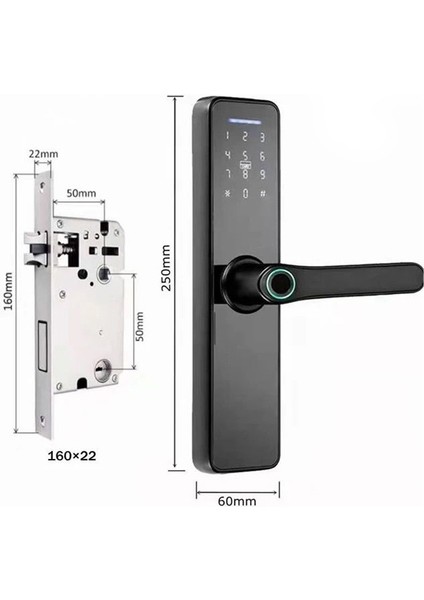 Akıllı Parmak Izli Kilit Sistemi NKS-001