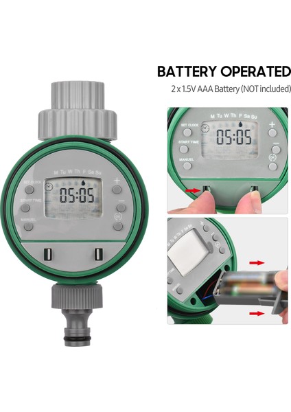 Dijital Otomatik Sulama Zamanlayıcısı Programlanmış