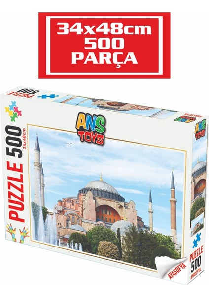 Ans Toys Ayasofya 500 Parça (34X48CM) Puzzle