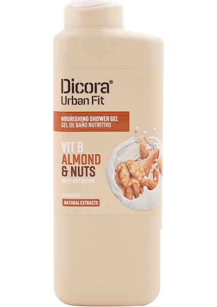 Urban Fit Duş Jeli B Vitamini Badem Ve Fındık 400 Ml