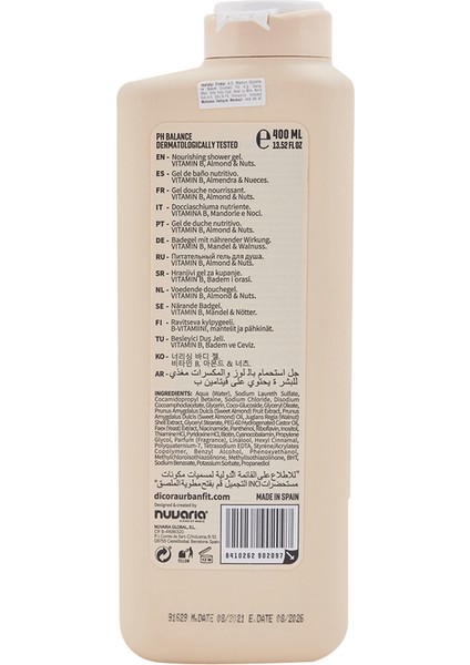 Urban Fit Duş Jeli B Vitamini Badem Ve Fındık 400 Ml fiyatları