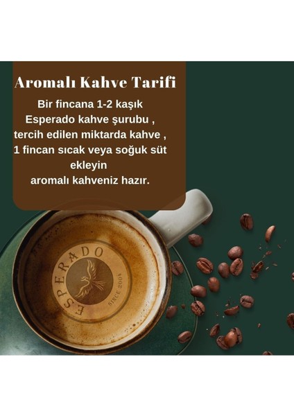 Kahve Şurup Seti - Vanilya + Fındık + Karamel Şekersiz 3 x 250 ml