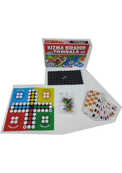 Ans Toys Kızma Birader, Tombala, Uno Klasik, Uno Flip ve Monopoly 4'lü Ekonomik Set