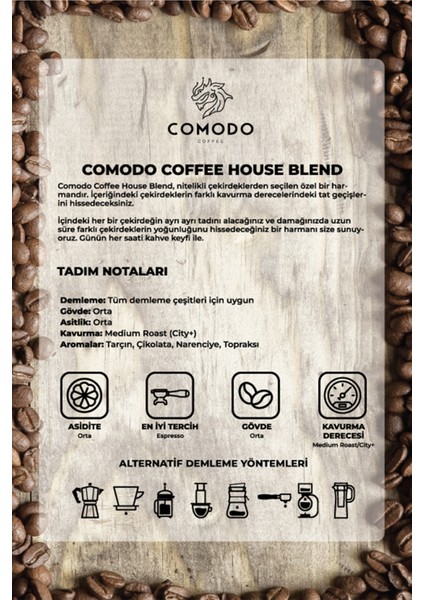 House Blend Barista Selections Çekirdek Filtre Kahve 1000 gr fiyatları