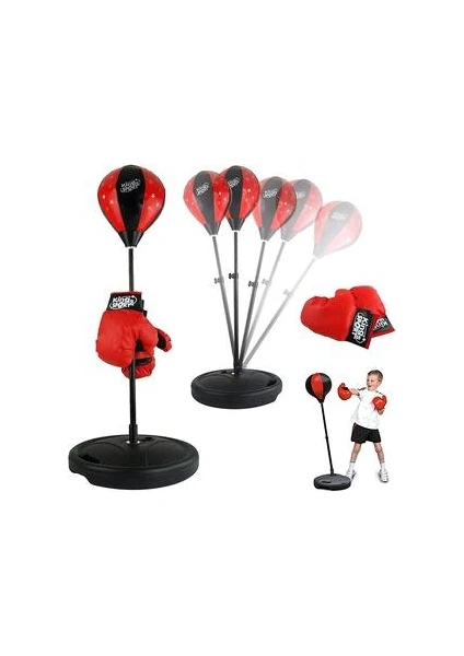 Ithalat Spor Boks Seti Çanta Torbası Çocuklar Için Eldivenler Dövme Topu (Yurt Dışından)