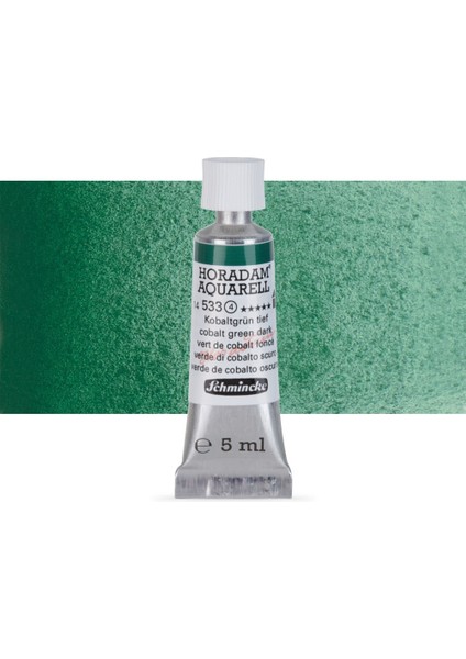 : Horadam Aquarell Tüp Sulu Boya : 5 ml : Cobalt Green Dark