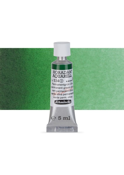 : Horadam Aquarell Tüp Sulu Boya : 5 ml : Permanent Green Olive