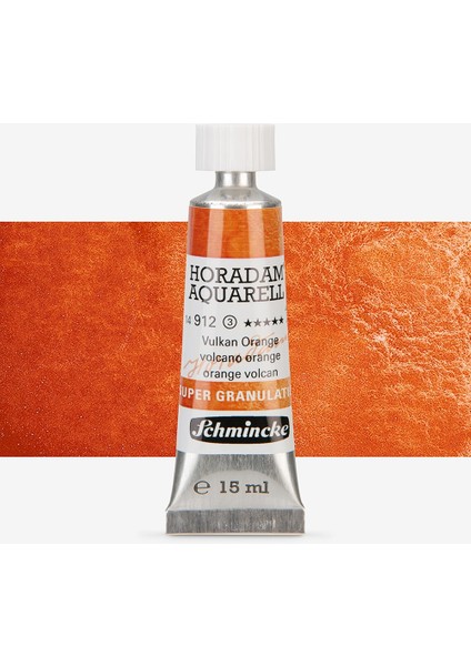 : Horadam Aquarell Supergranulation Sulu Boya : Volcano Orange : 15 ml