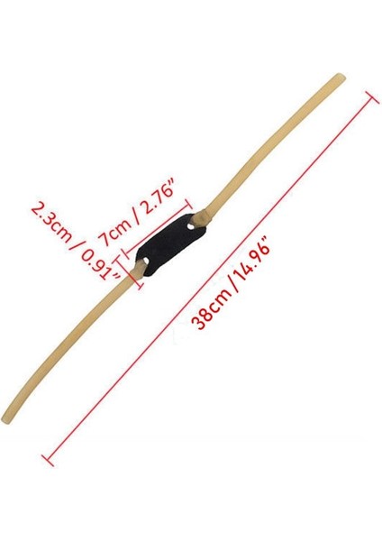 4x 6 * 9mm Taşınabilir Elastik Sapan Lastiği - Sarı (Yurt Dışından)
