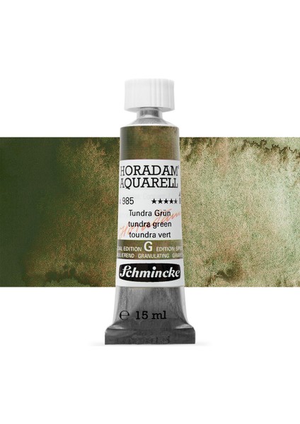 : Horadam Aquarell Supergranulation Sulu Boya : Tundra Green : 15 ml