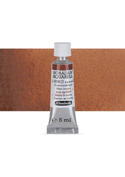 : Horadam Aquarell Tüp Sulu Boya : 5 ml : Mars Brown