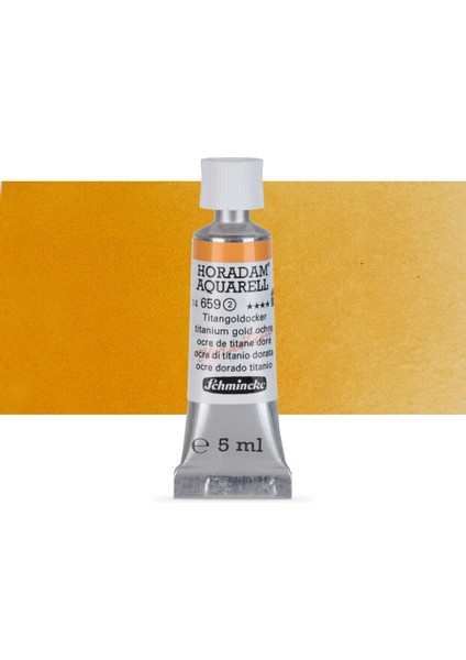 : Horadam Aquarell Tüp Sulu Boya : 5 ml : Titanium Gold Ochre